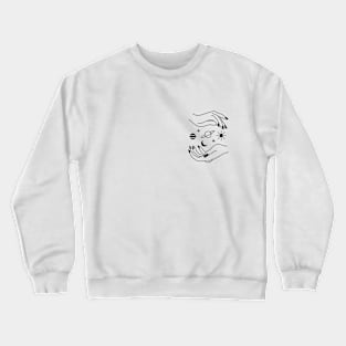 Your Universe is in Your Hands Design Crewneck Sweatshirt